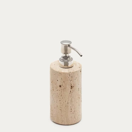 TRAVERTINE MARBLE SOAP DISPENSER